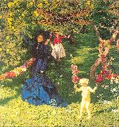 Mehoffer, Jozef The Strange Garden oil painting